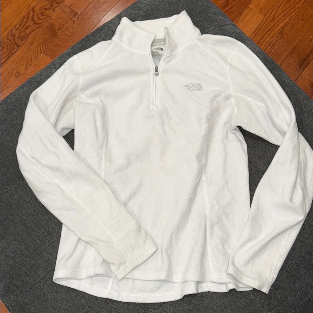 The North Face White Fleece Pullover